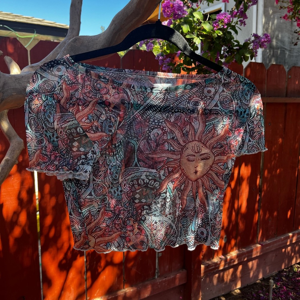 Sheer Crop Top